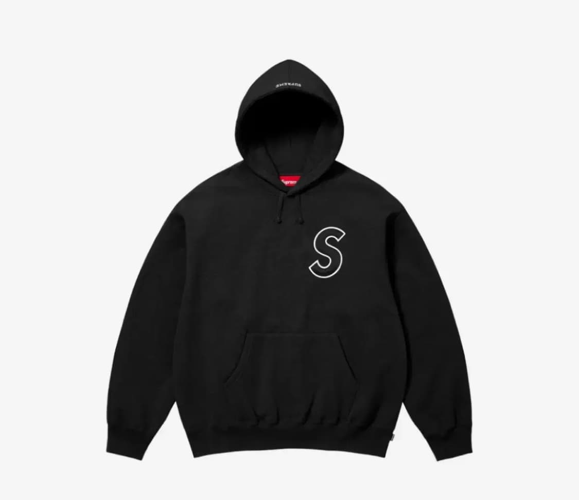 m) 슈프림 25ss S로고 후드 상품이미지1