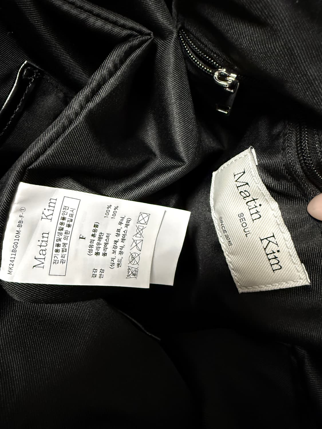 🖤 마뗑킴 정품 블랙 레더 숄더백 🖤 상품이미지10