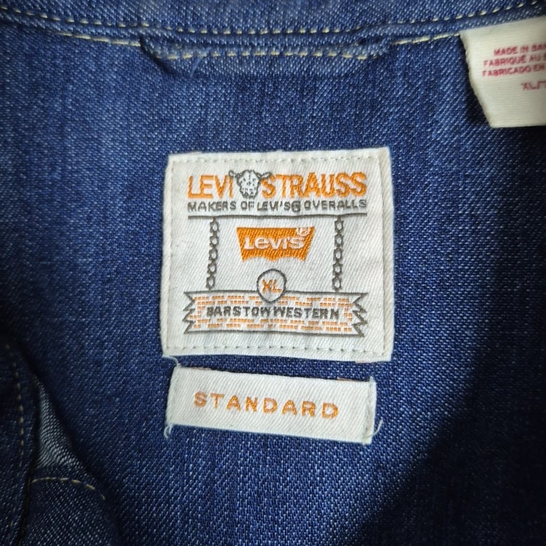 리바이스 바스토우 웨스턴 셔츠 블루 상품이미지2