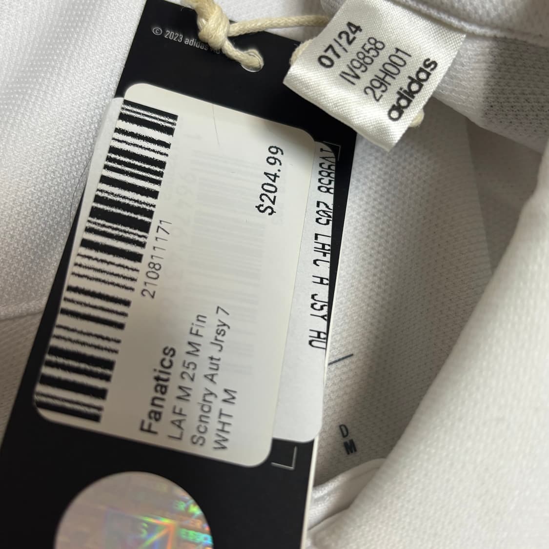 아디다스 25 26 LA FC 어웨이 어센틱 손흥민 유니폼 상품이미지6