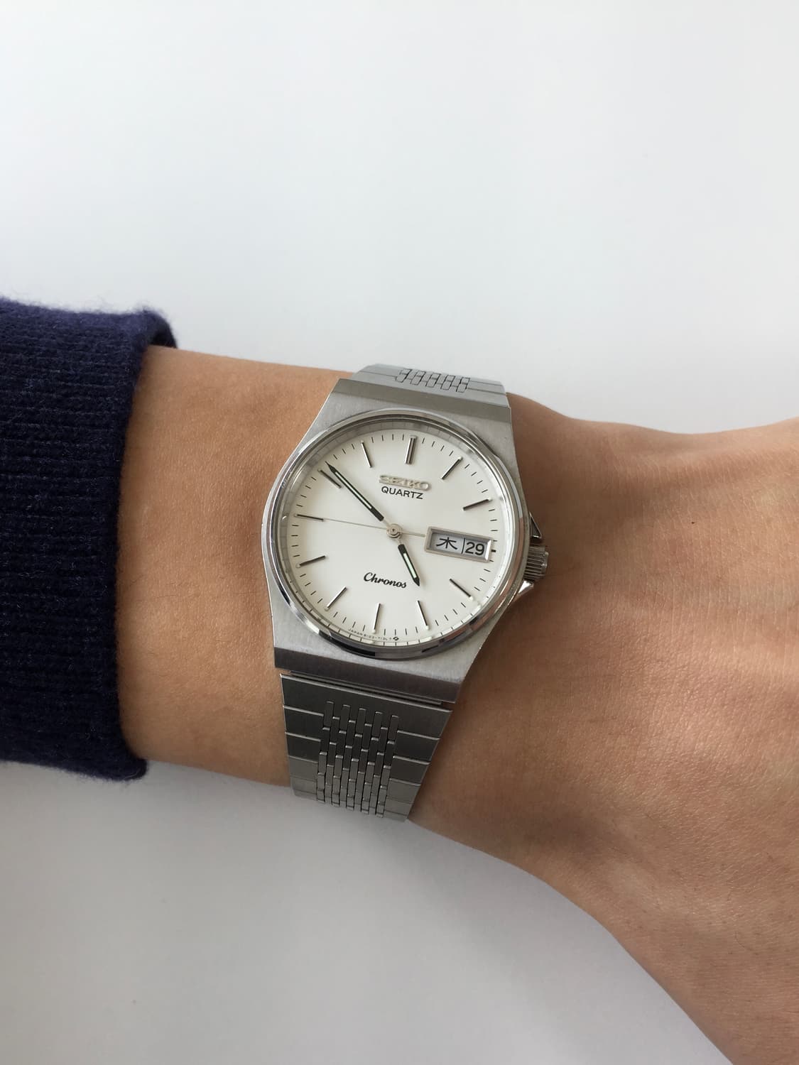 80s seiko chronos day-date quartz 상품이미지6