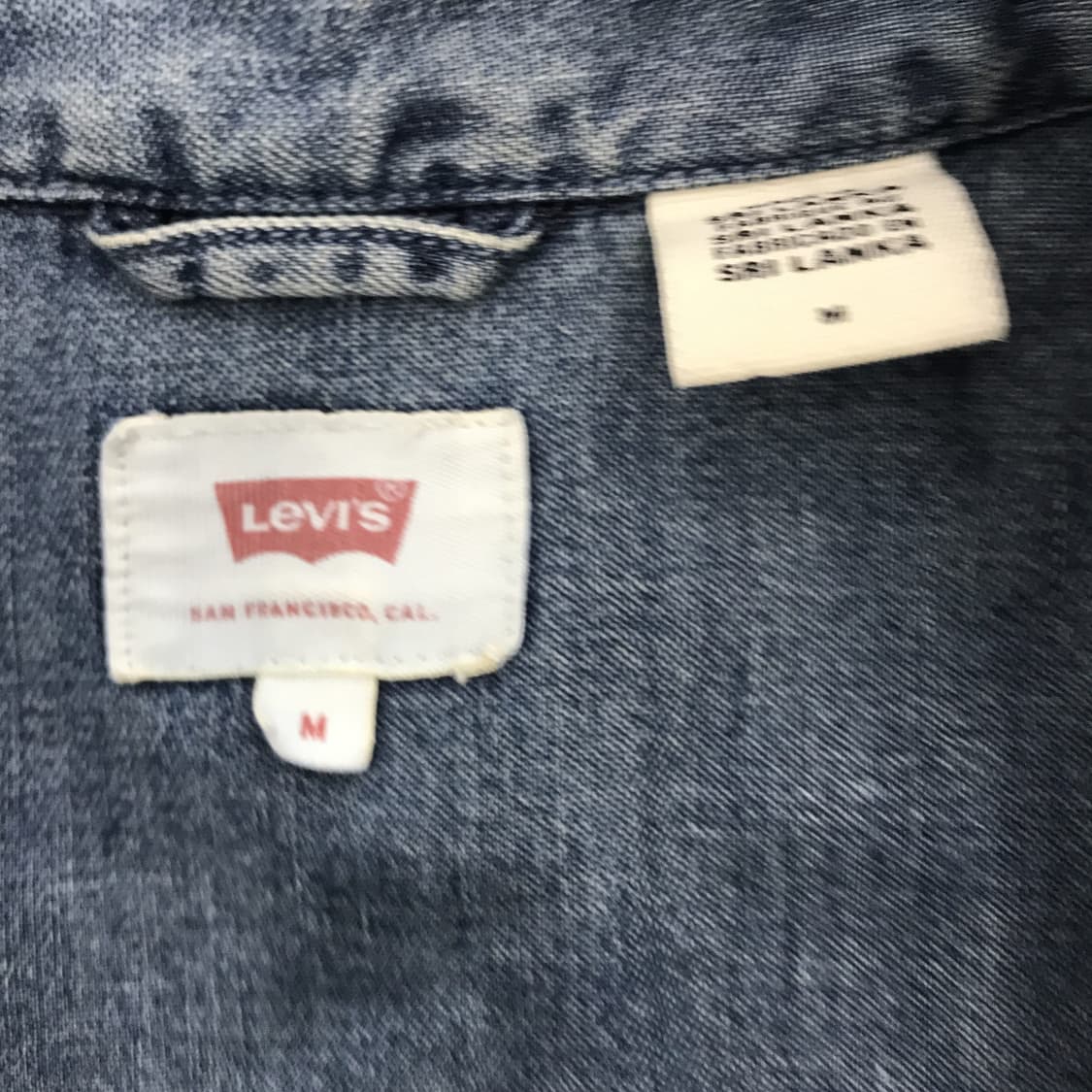 LEVIS 리바이스 웨스턴 반팔데님셔츠 [M] 상품이미지4