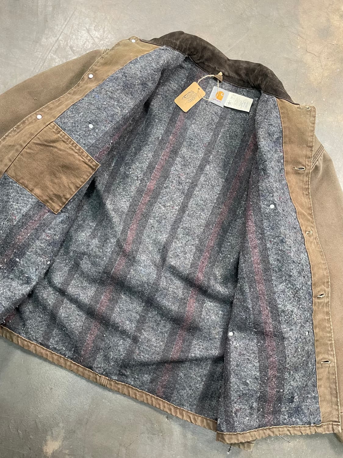 칼하트 c02cht 블랭킷 초어 자켓 상품이미지4