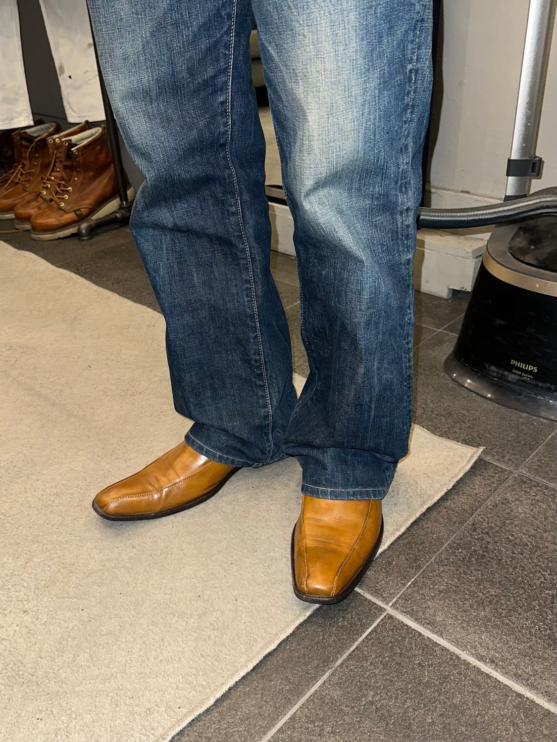 Whoop de doo shape leather loafer 상품이미지2