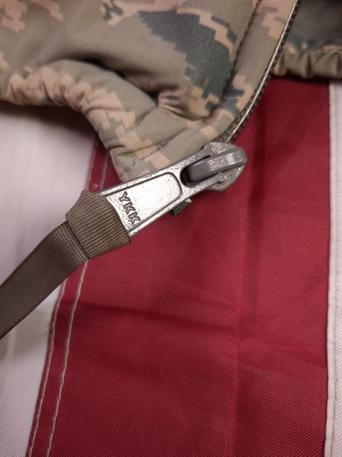 오리지날 미공군 지급용 타이거 스트라이프 고어텍스 파카 상품이미지3