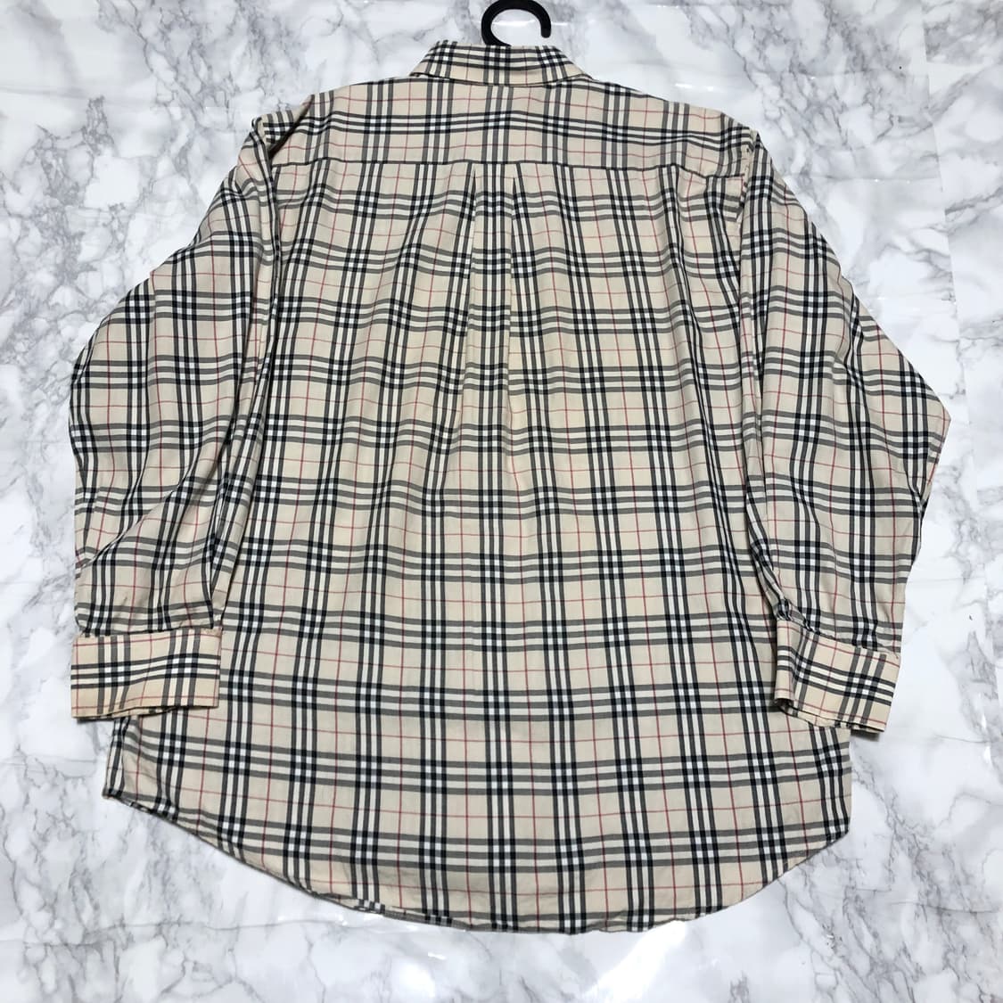 버버리 노바체크 셔츠 남성용 상품이미지3