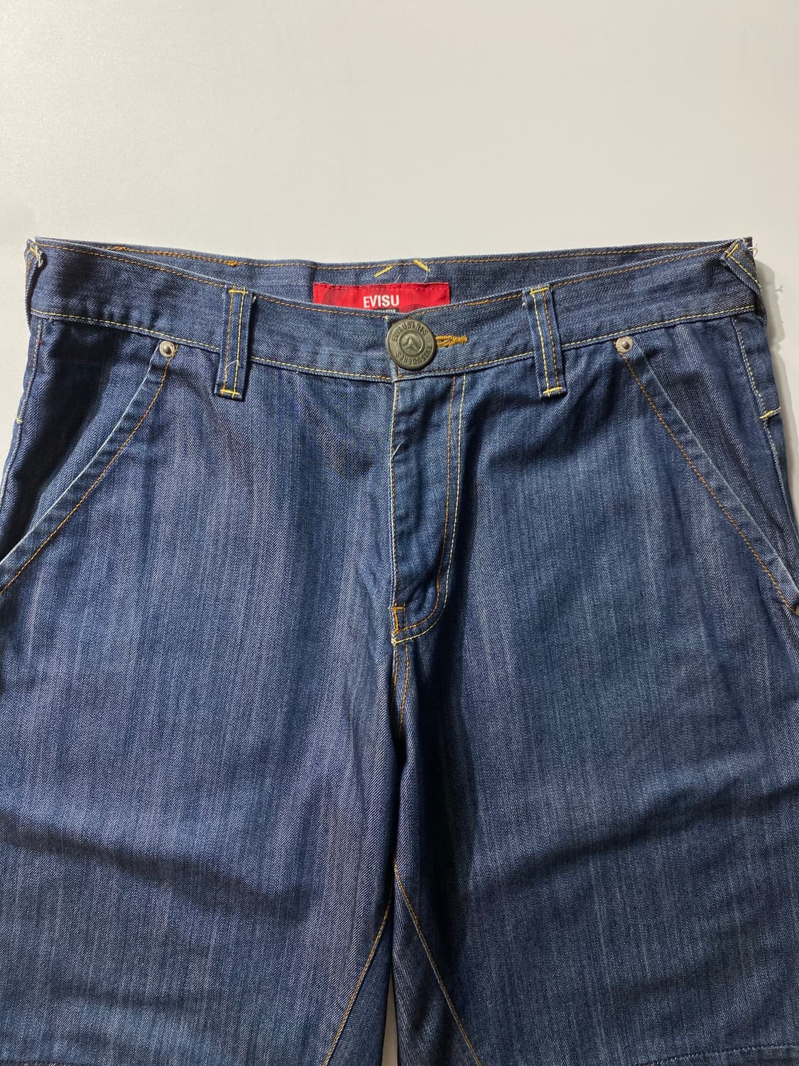 [32-33] Evisu 에비수 신치백 엔지니어드 데님 쇼츠 상품이미지4
