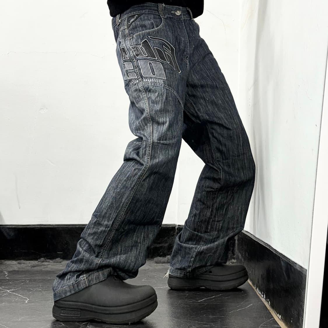 후부 올드스쿨 데님 팬츠 상품이미지2