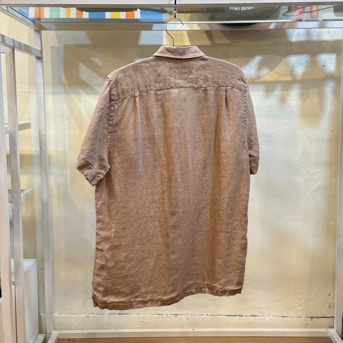 라코스테 린넨 셔츠 반팔 M 상품이미지4