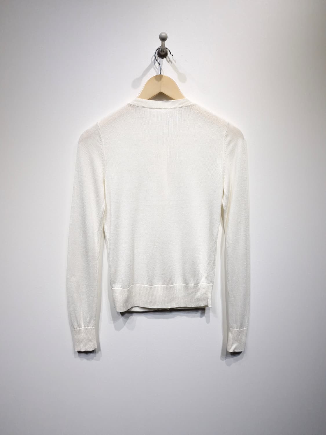 N21 넘버투애니원 라나 버진울 가디건 화이트 상품이미지2