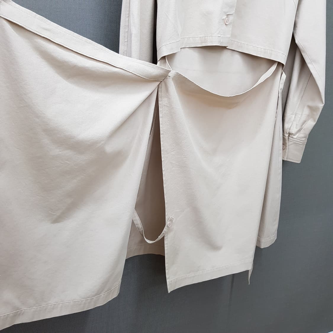 구호플러스 2022 컷아웃 스트랩 셔츠 원피스 2사이즈 상품이미지4