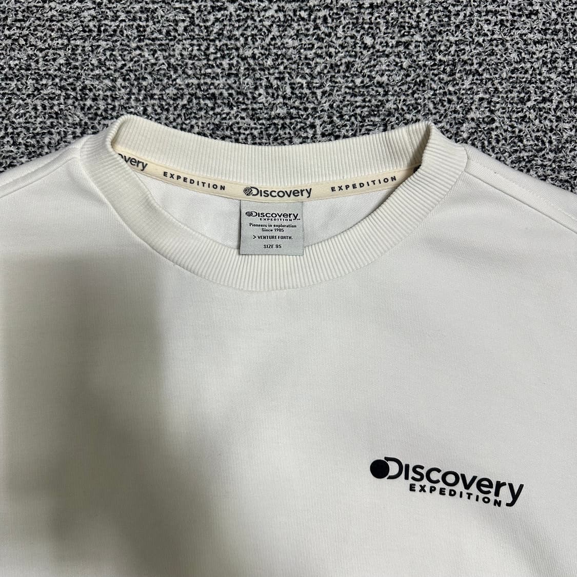 (100추천) 디스커버리 익스페디션 맨투맨 티셔츠 화이트 상품이미지2