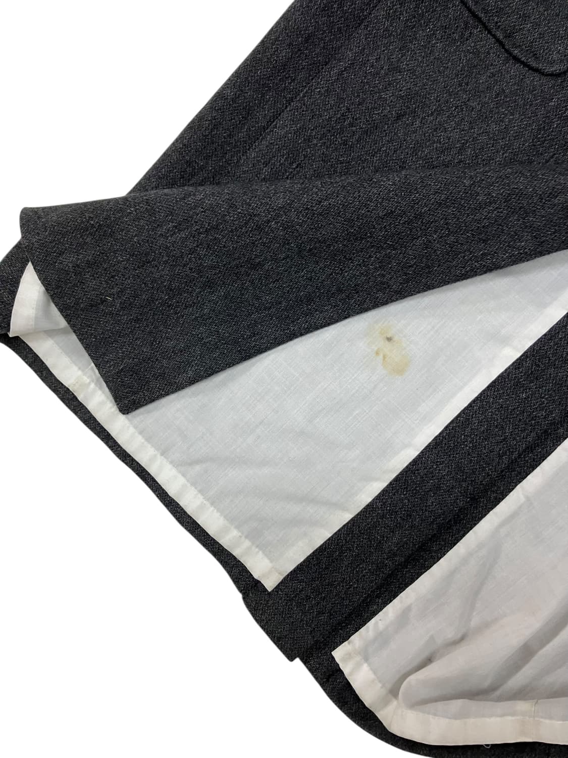 톰보이 차콜 그레이 롱 코트 F 상품이미지5