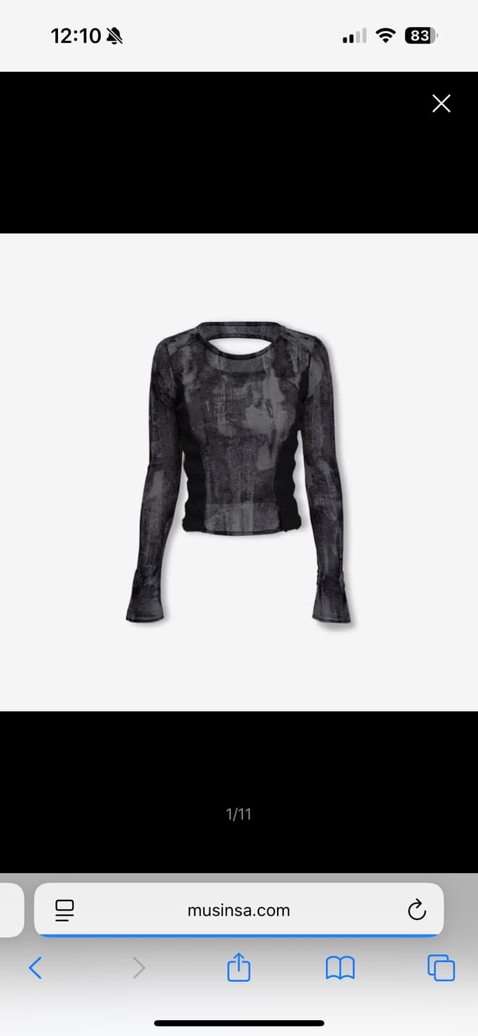 0104 excursive top black 상품이미지3