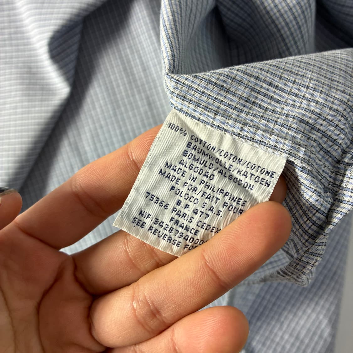 Polo  폴로 랄프로렌 자수 블레이크 코튼 체크셔츠  상품이미지5