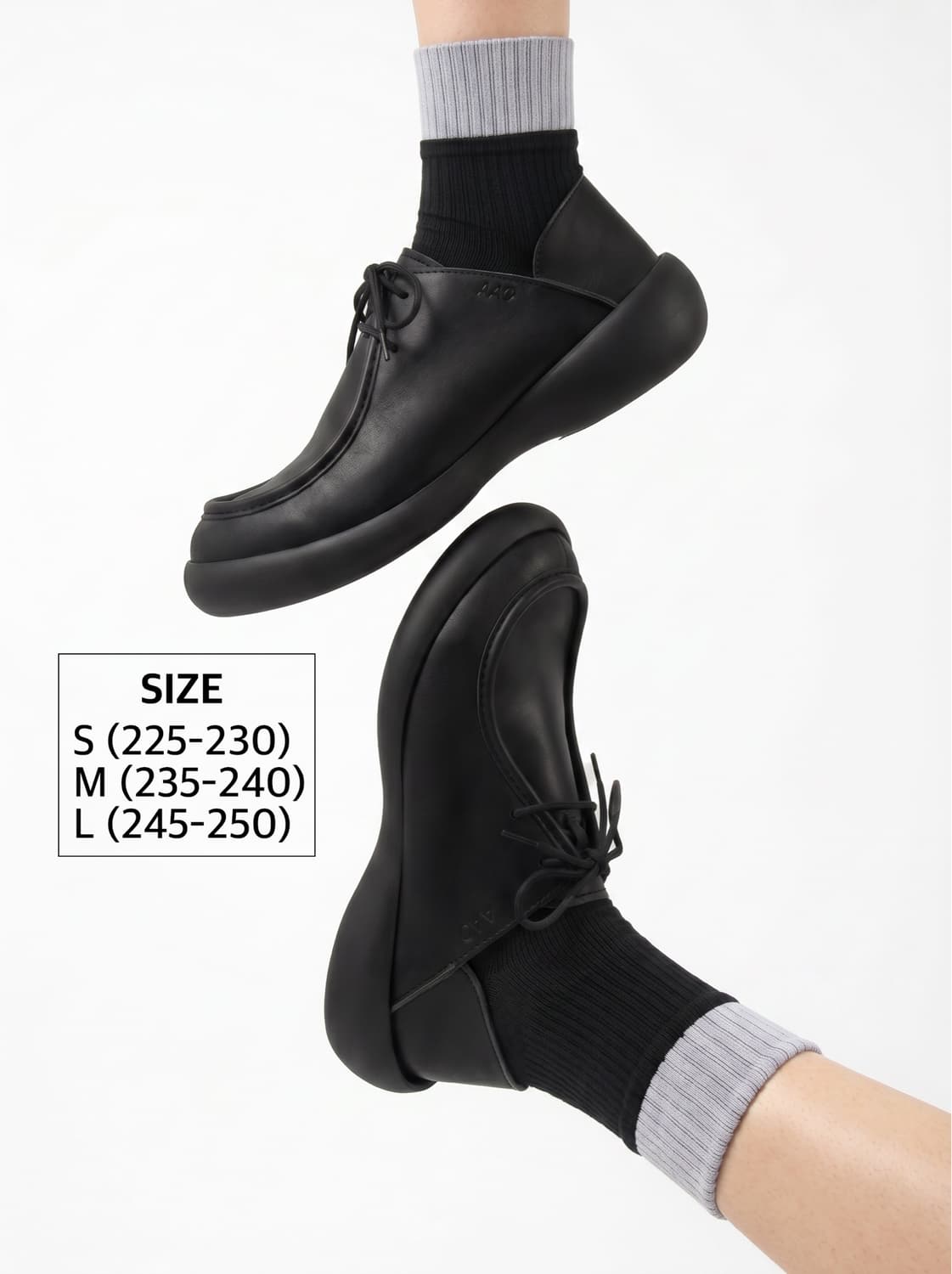 예약판매(9월초수령) AAO BOLD SHAPE 2hole shoes 상품이미지2