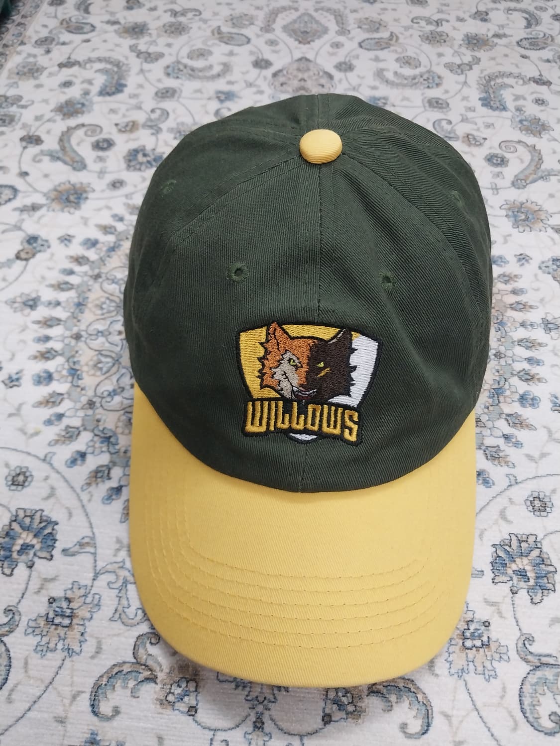 WEGO 윌로우스 볼캡 모자 그린/옐로우 상품이미지1