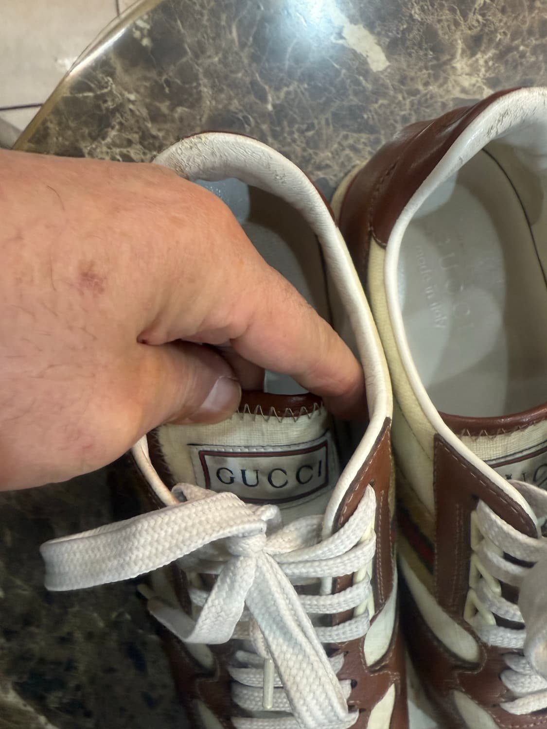 7반/265 정품 구찌 로우 스니커즈 팝니다 상품이미지6