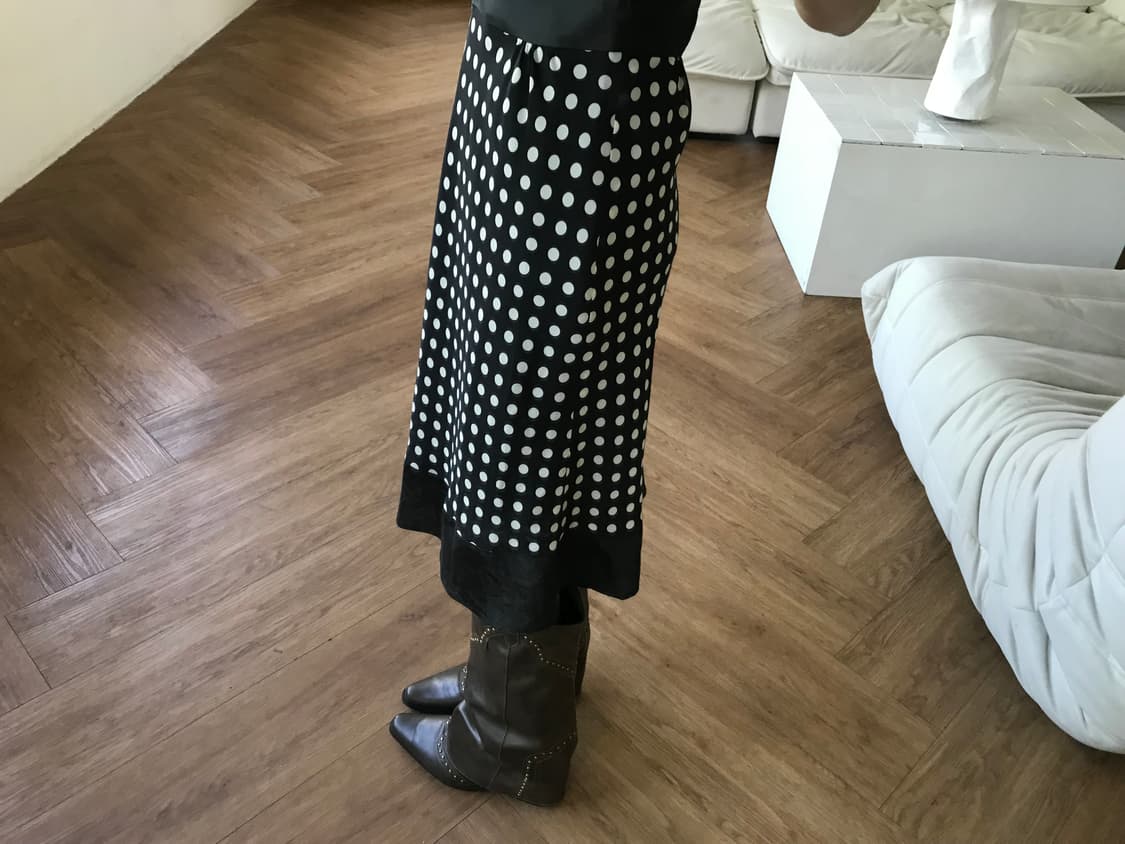 vintage dot pattern one-piece 상품이미지6