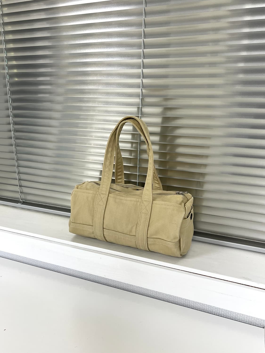 PORTER-CANVAS BOSTON BAG M (Beige) 상품이미지4