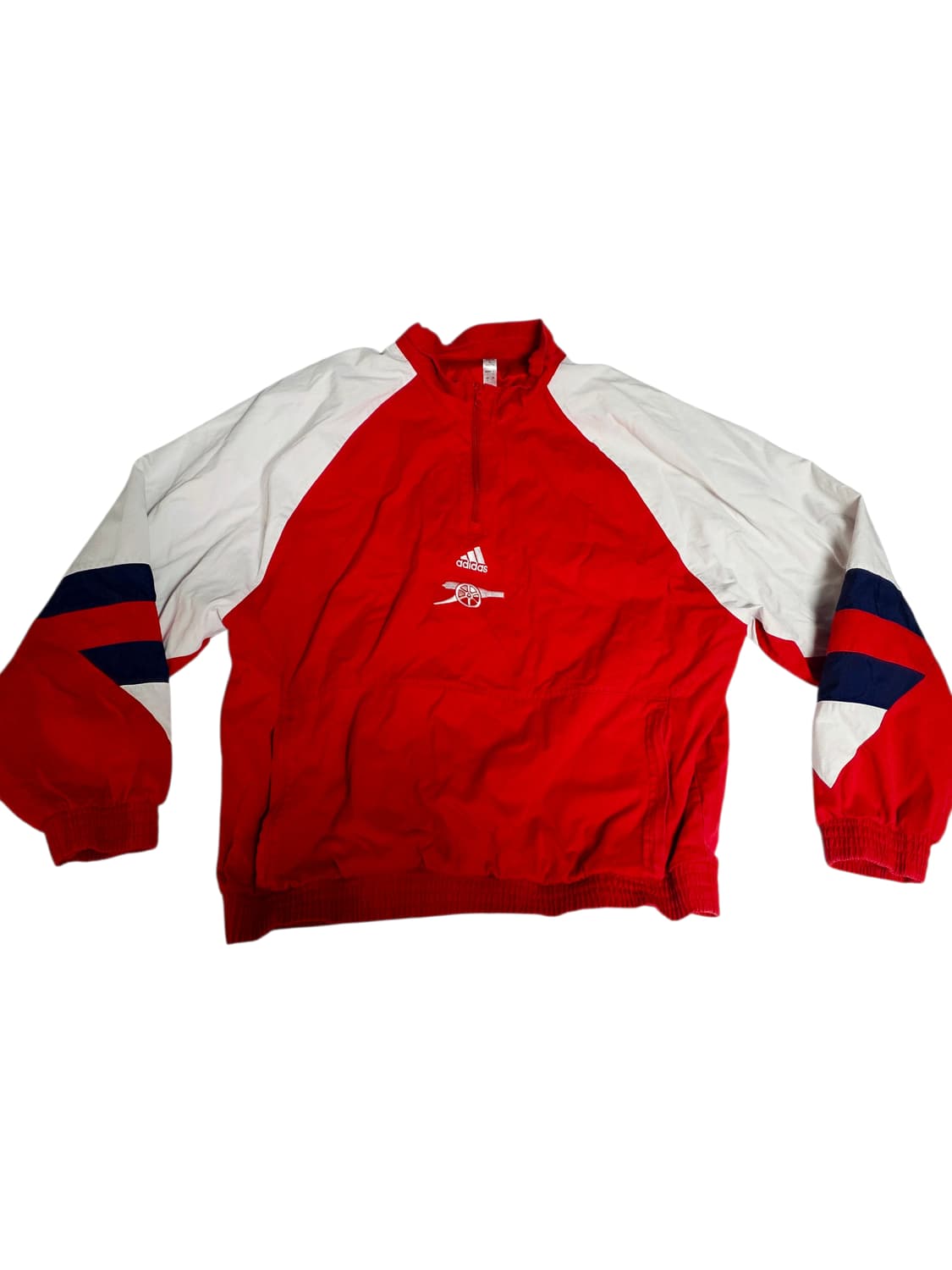 [초희귀/블록코어]아디다스 아스널아이콘탑 스칼렛 반집업 아노락HT7152 상품이미지1