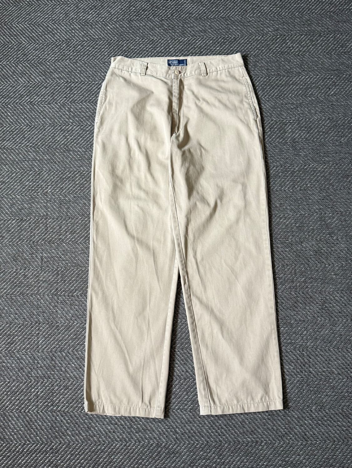 (33) 90s 폴로 랄프로렌 플랫 프론트 치노 팬츠 상품이미지1