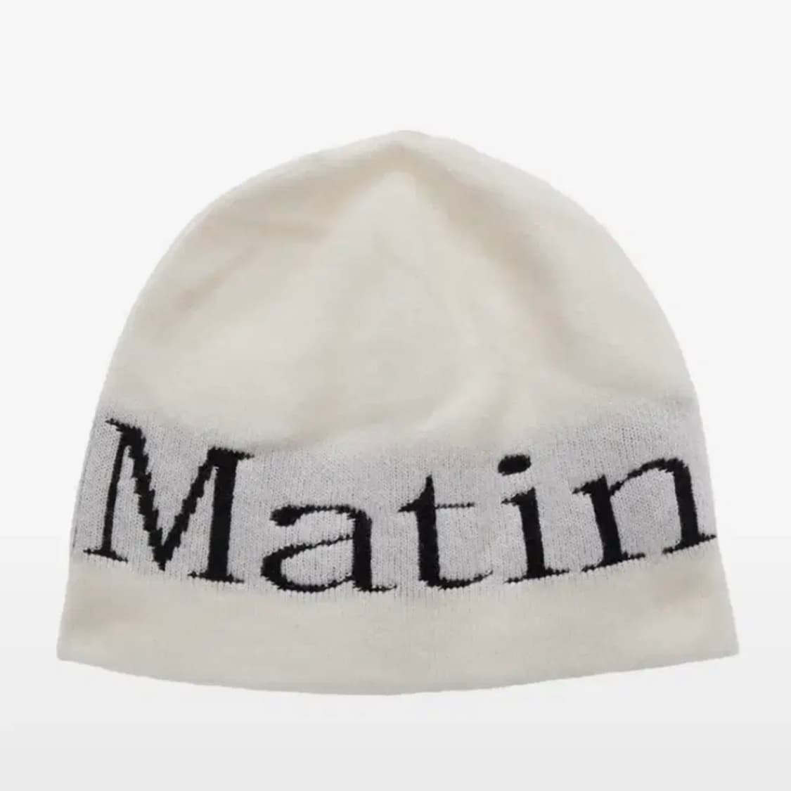 마뗑킴 숏 비니 화이트 상품이미지1