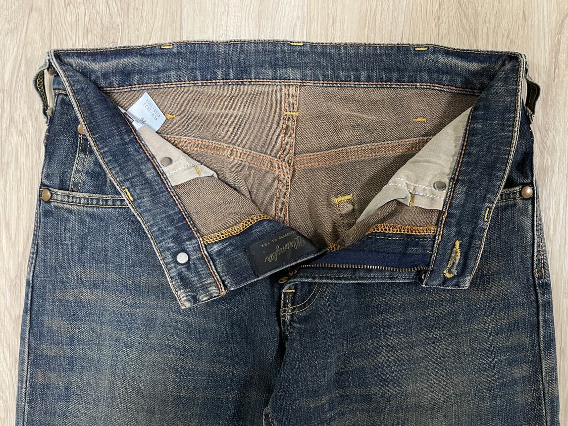 29~30) 70's 복각 랭글러 재팬 오일워싱 데님팬츠 상품이미지5
