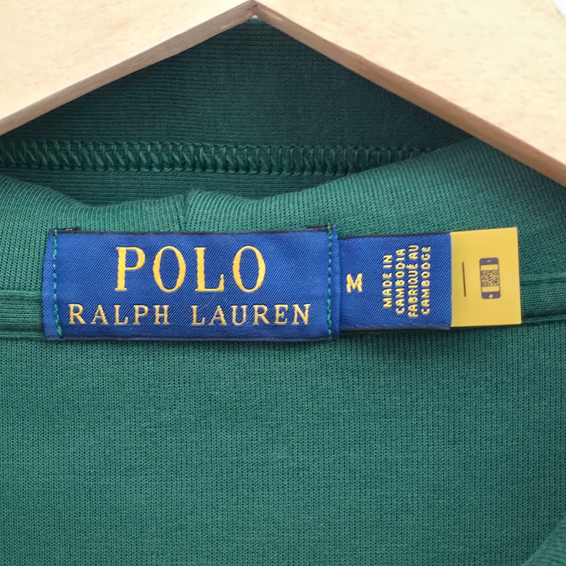 [M] 폴로 랄프로렌 그린 후드집업 신형 큐알택 상품이미지5