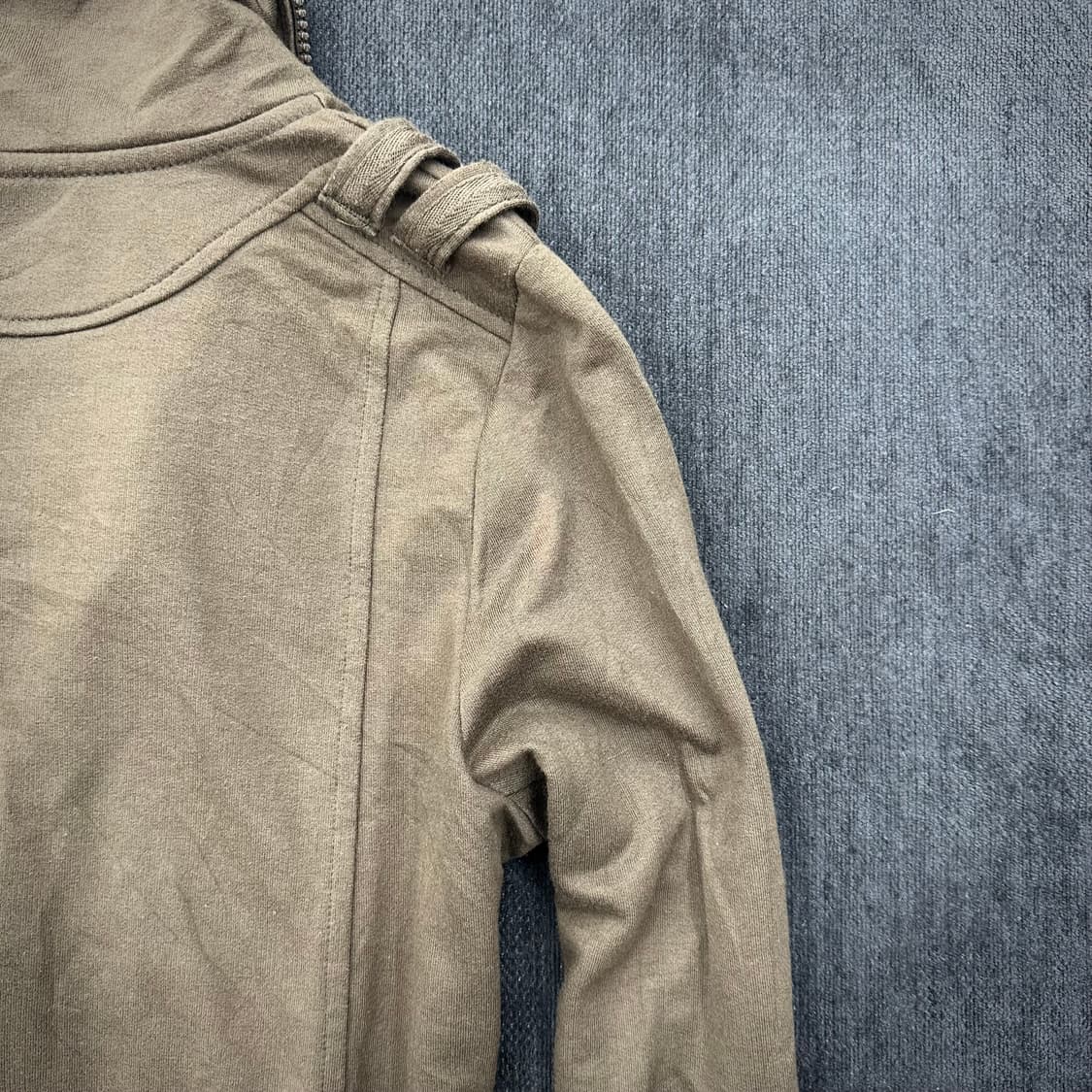 Khaki pocket detail long jacket 상품이미지6