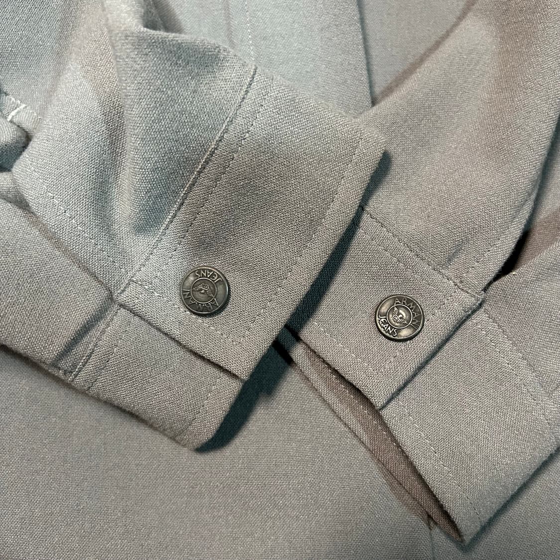 [M] 90s 아르마니 made in italy 셔츠자켓 상품이미지3