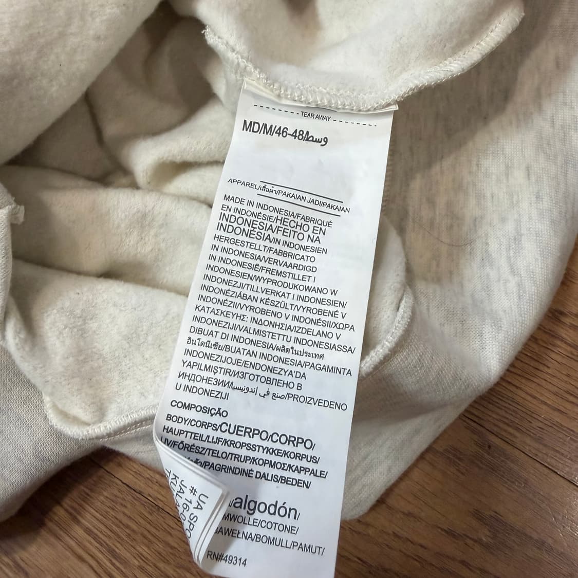 언더아머 아이콘 헤비웨이트 테리 오버사이즈 후디 상품이미지3