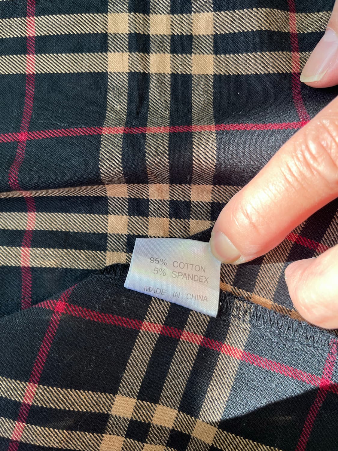 버버리 런던 체크 숏 자켓 M 상품이미지5