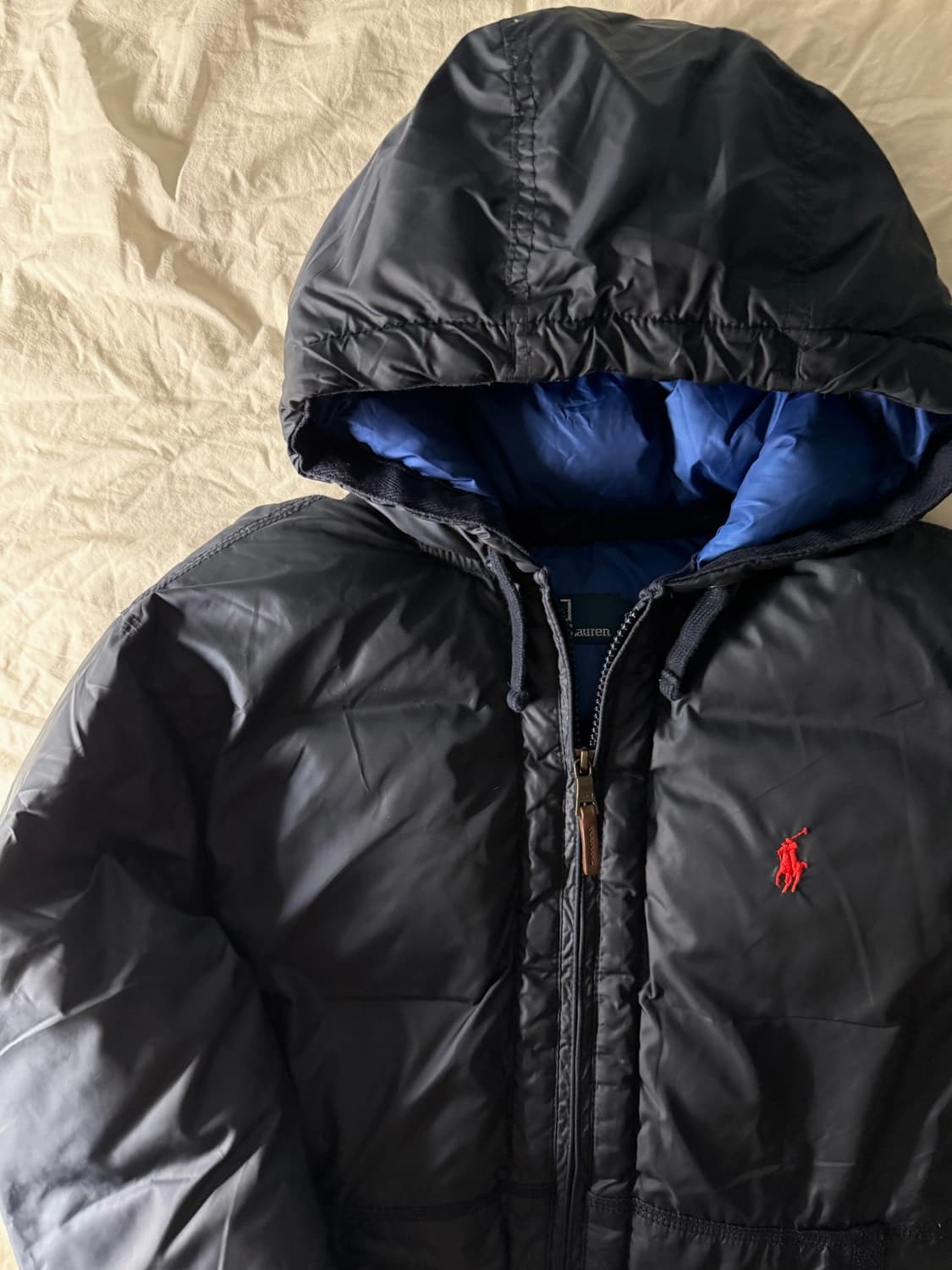 폴로 패딩 네이비  상품이미지1