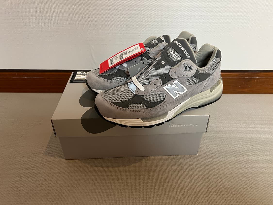 [새제품 2켤레] 뉴발란스 코리아 992 그레이 270 상품이미지8
