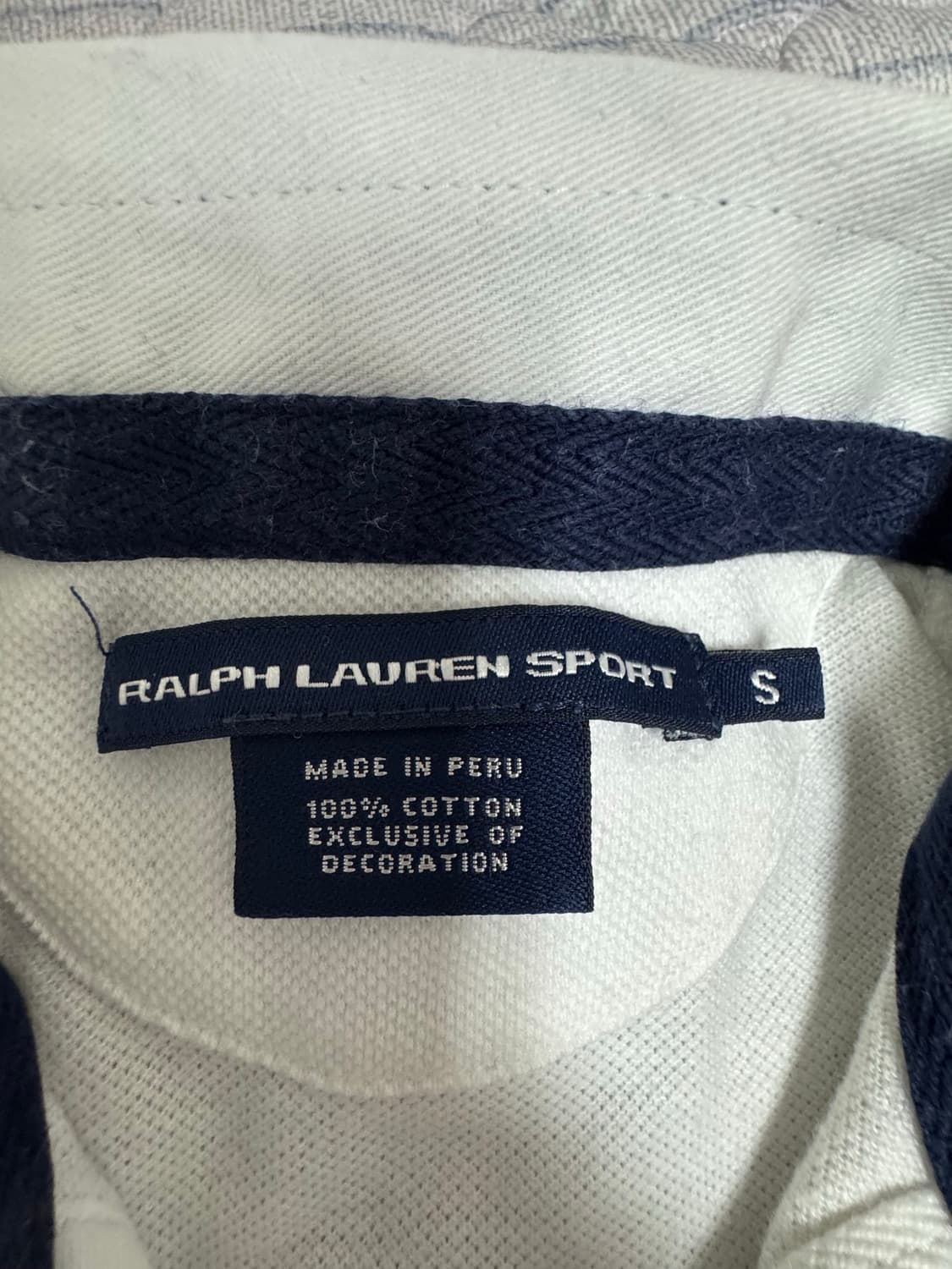 폴로 랄프로렌 사선 카라티 상품이미지3