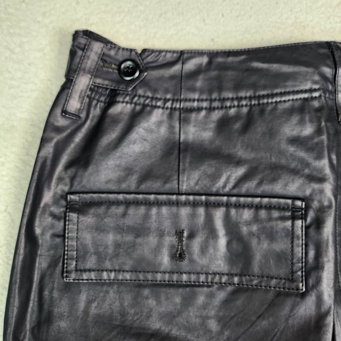 OVERCAST 가죽 팬츠 Men M 상품이미지5