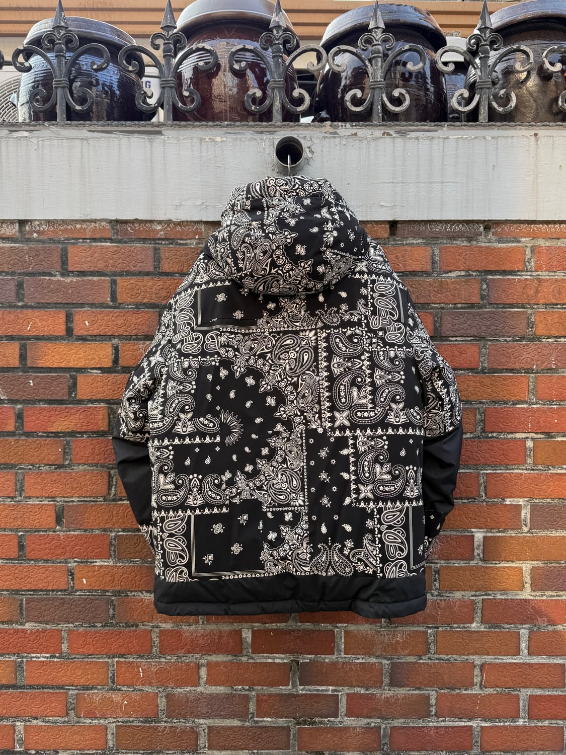 퍼스트다운 프릭스스토어 페이즐리 다운파카 L 상품이미지2