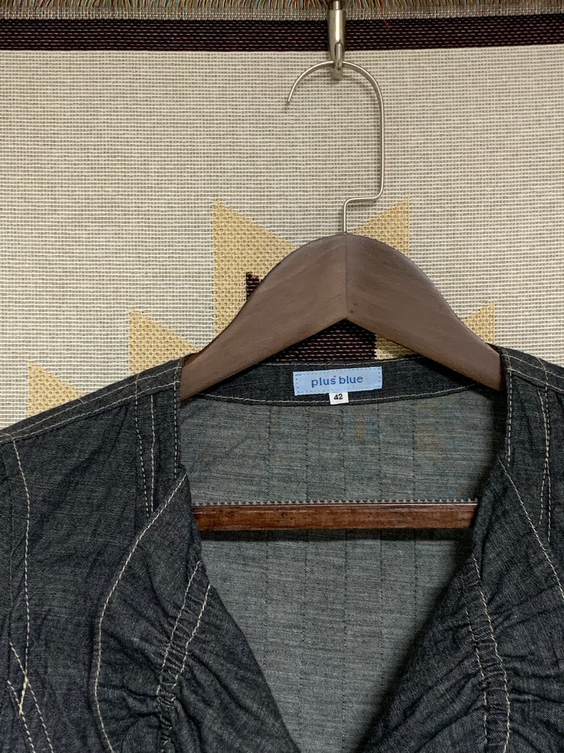 빈티지 데님 블라우스 자켓  상품이미지3