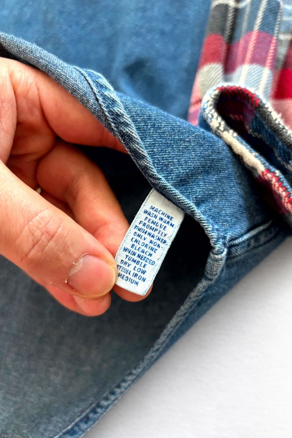 90s 폴로 랄프로렌 데님 셔츠 L 상품이미지6