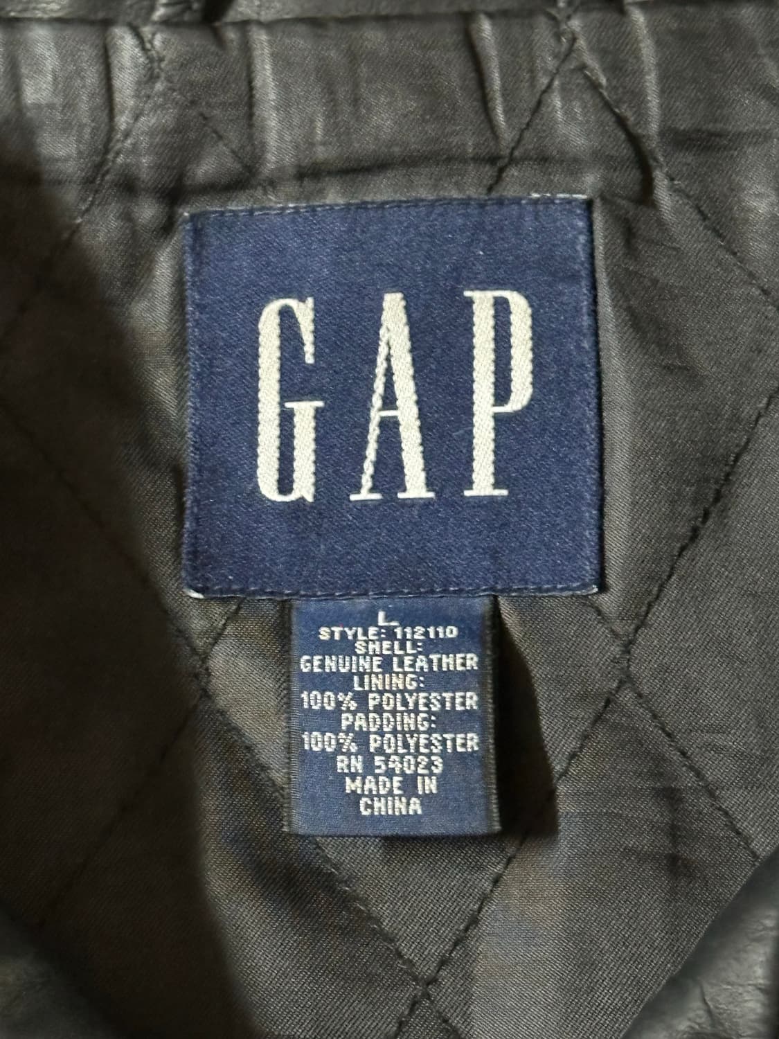 올드갭 old GAP 소가죽 풀업 레더자켓 상품이미지8