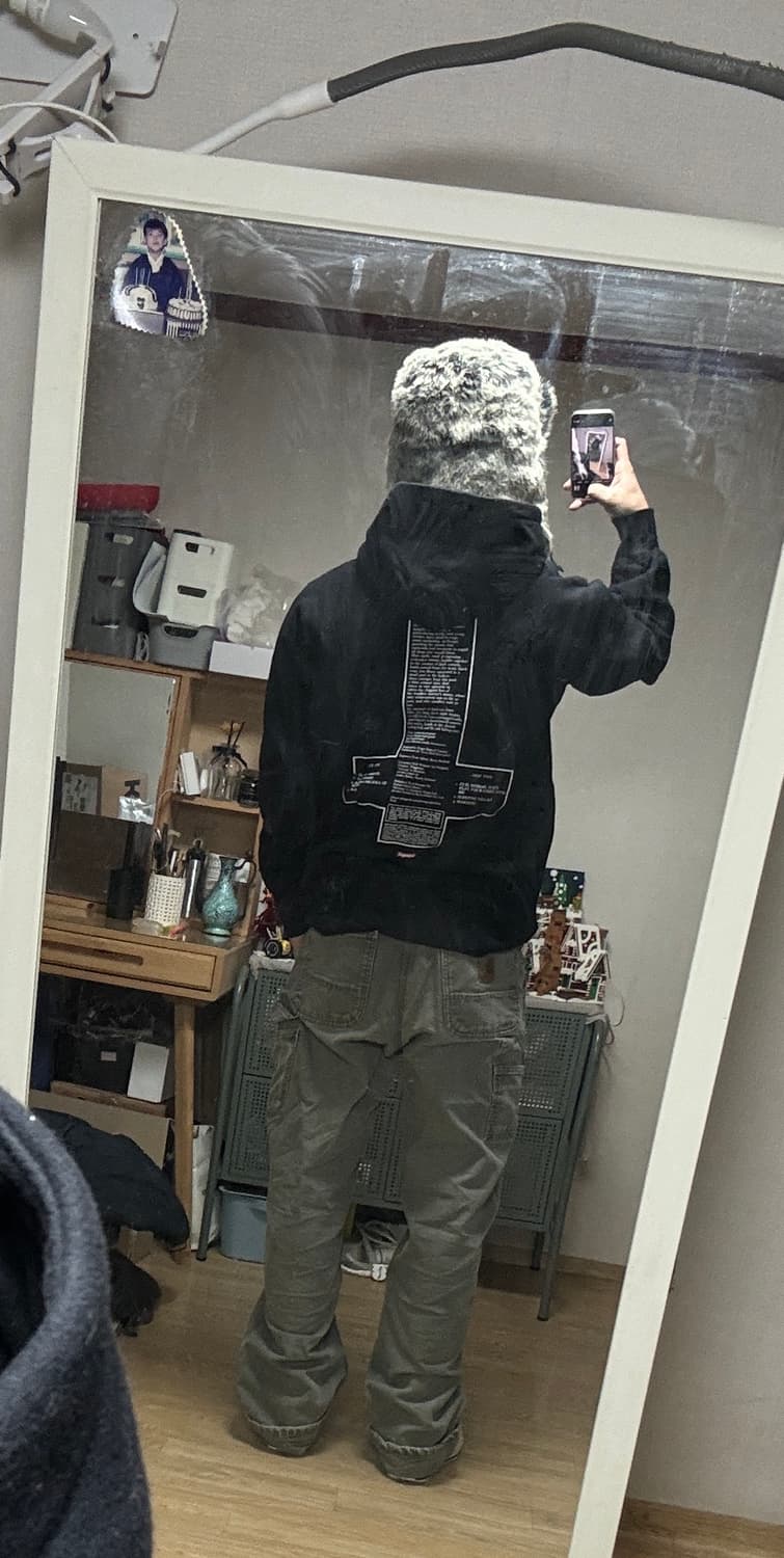 슈프림 블랙 사바스 후드  상품이미지6