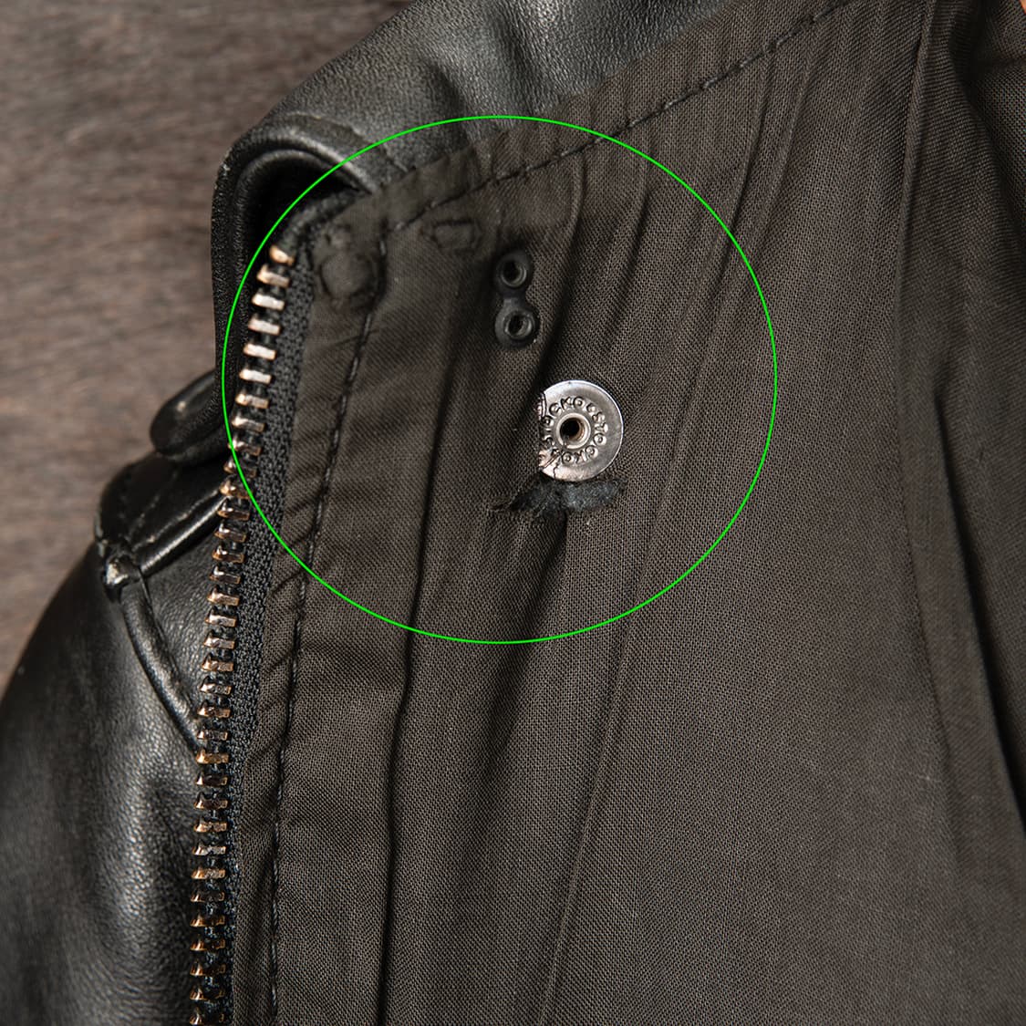 [100] 90s~ VANSON A-2 레더 플라이트 자켓  상품이미지6