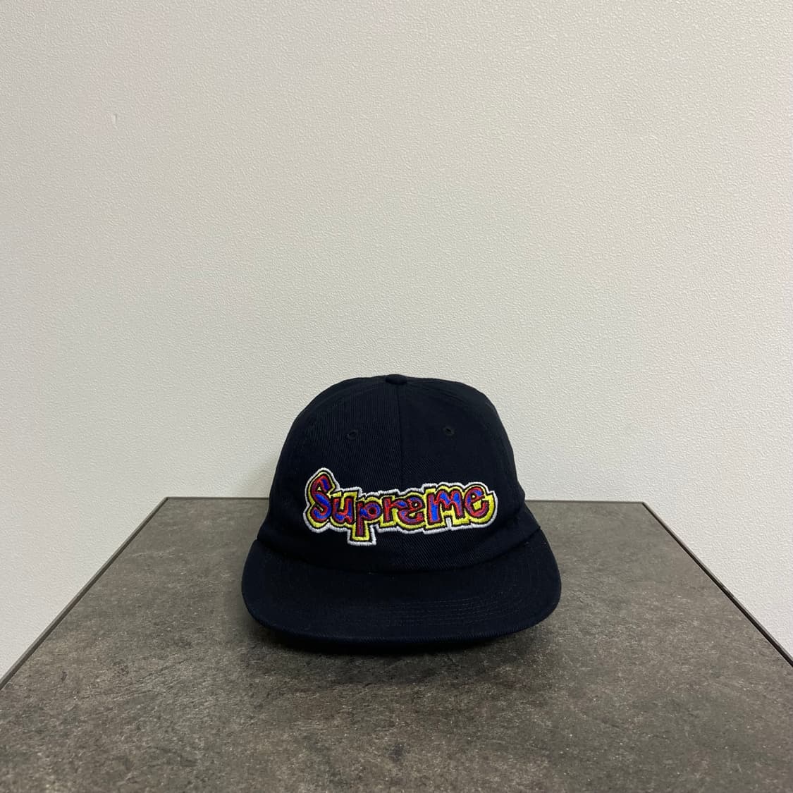 슈프림 볼캡 모자 곤즈 로고 워시드 블랙 6패널 캡 상품이미지1