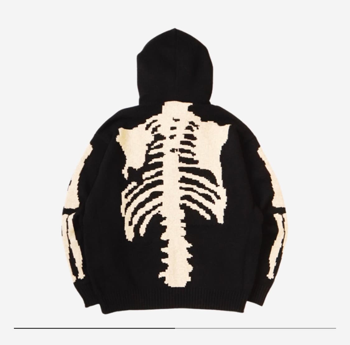 급처) 캐피탈 5G 울 본 후드 스웨터 블랙 상품이미지1