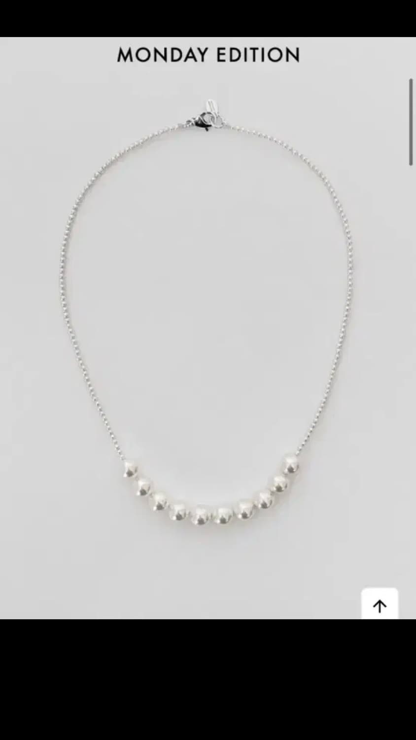 먼데이에디션 진주 목걸이 상품이미지2