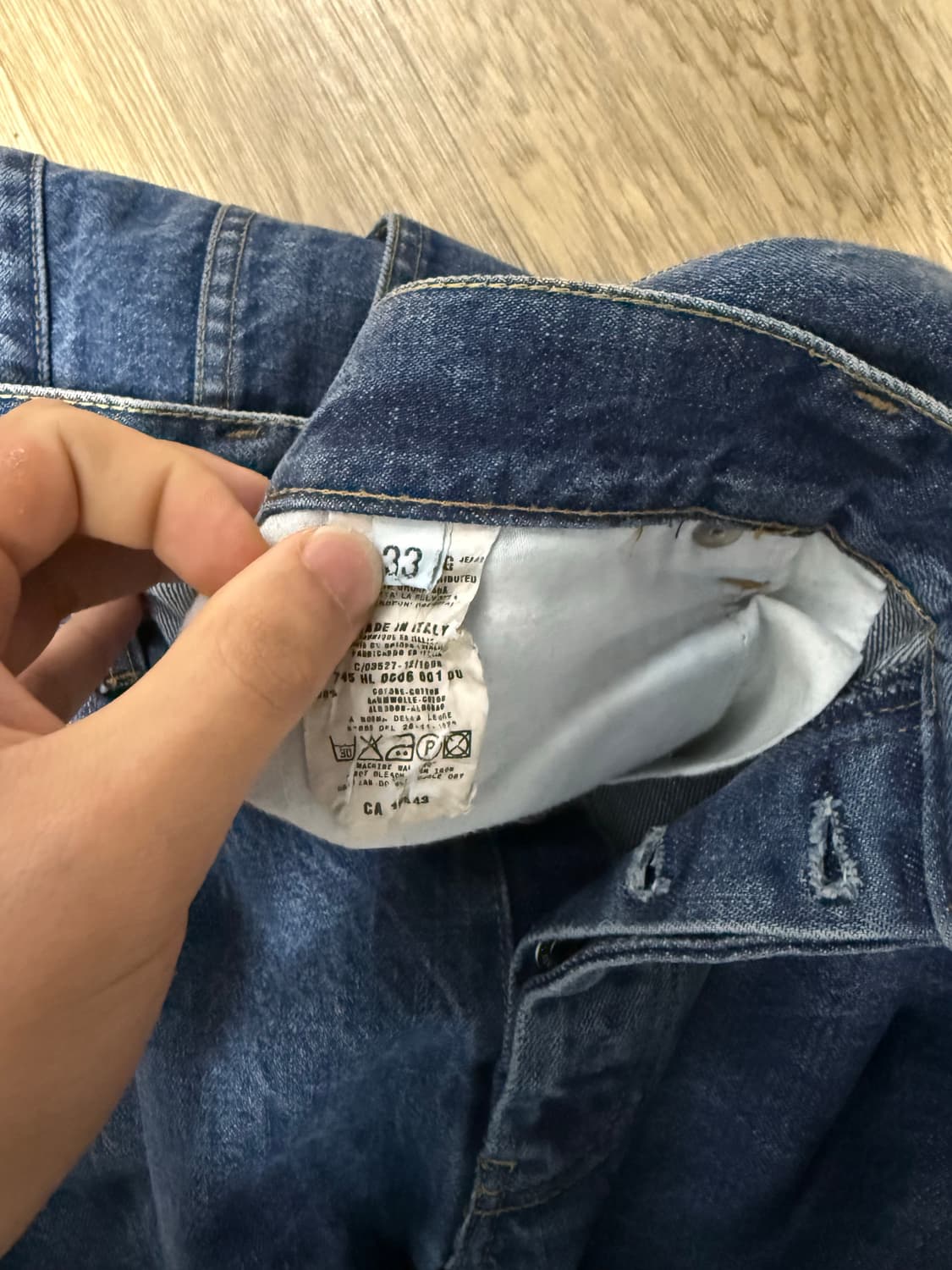 98s 헬무트랭 아카이브 Boot cut 데님 진 33 상품이미지4