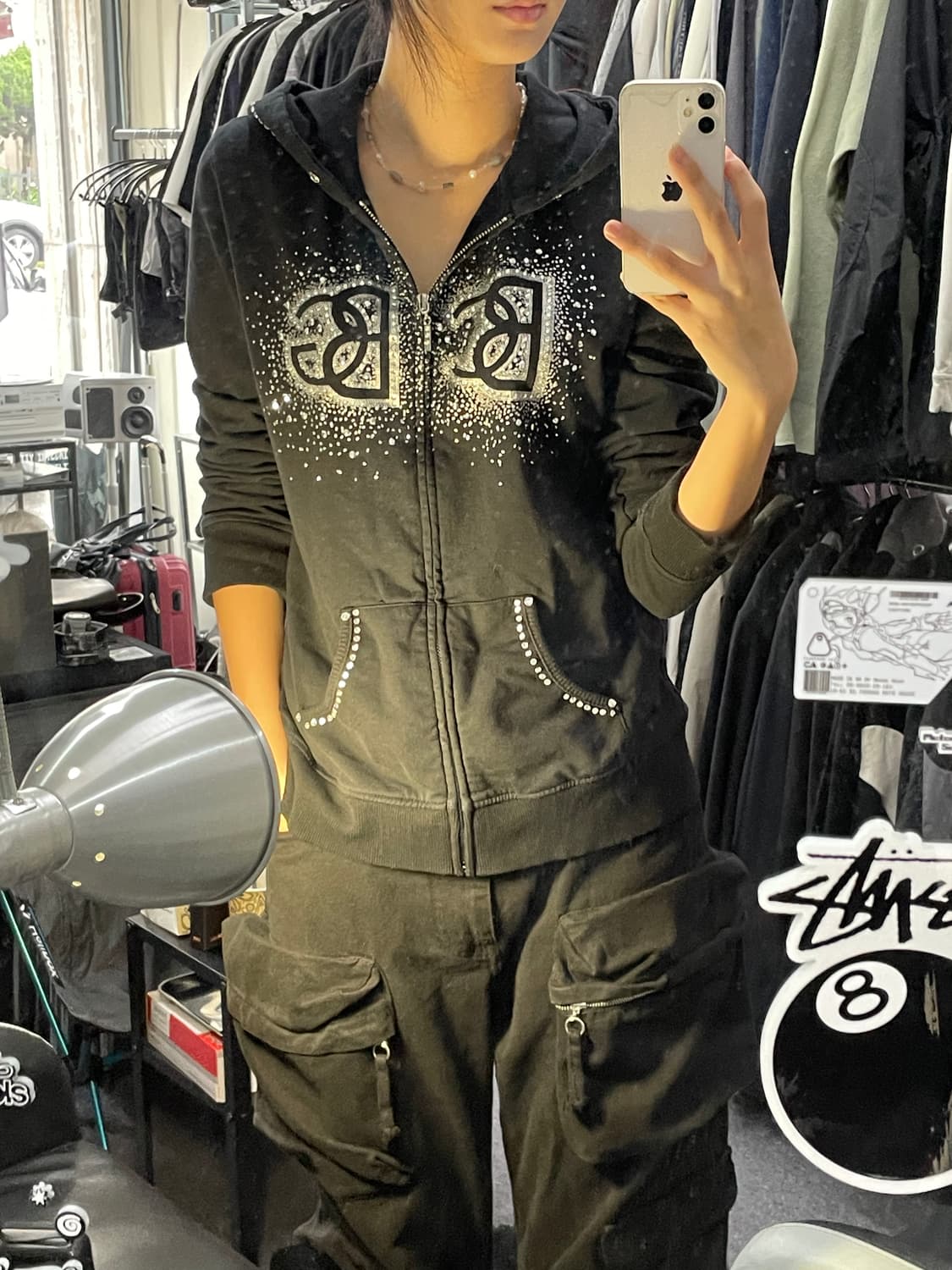BCBG 비즈 L사이즈 후드집업 상품이미지2