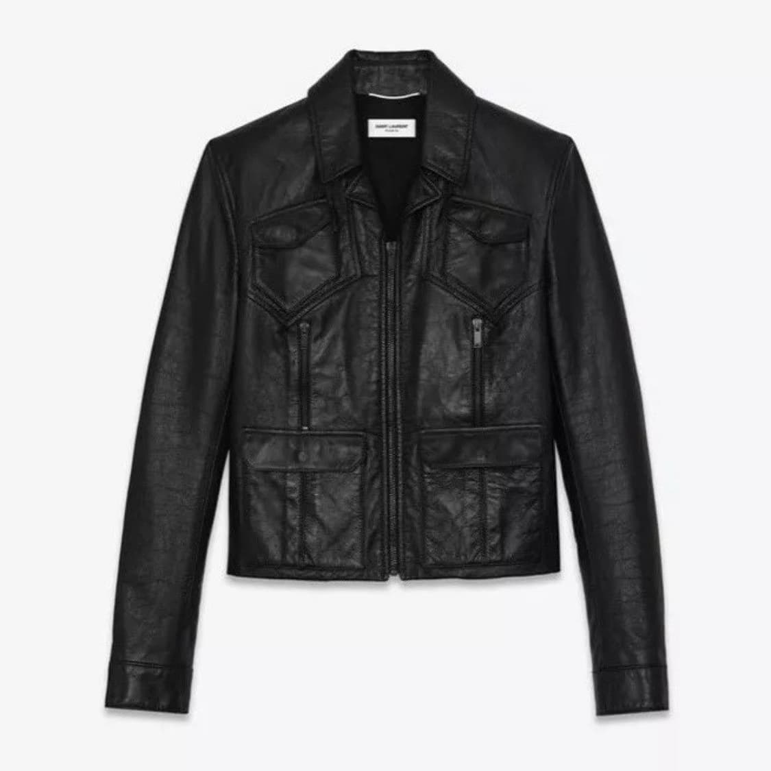 [BTS 지민님 착용] 생로랑 20ss 웨스턴 카프 레더 자켓 상품이미지3