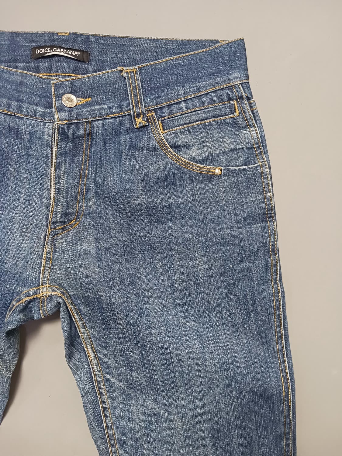 [32] 돌체앤가바나 빈티지 워싱 진 청바지 상품이미지4